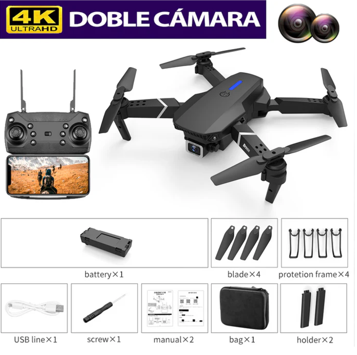 Momentos únicos, fotos inolvidables con Dron SkyMaster® Full HD 4K 50% OFF BLACK FRIDAY
