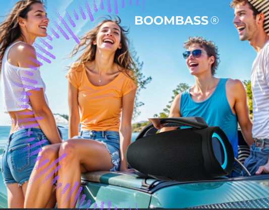 Lleva la Fiesta a Todas Partes con la Bocina Boombass®